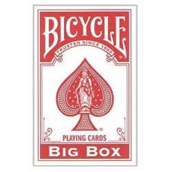 Cartes Bicycle Géante Rouge