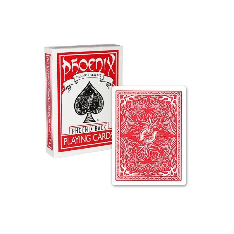 Cartes Phoenix Poker Rouge