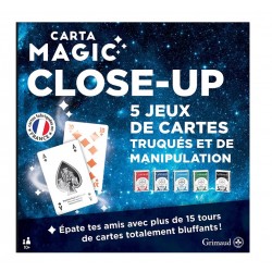 Magie close-up 5 jeux de cartes