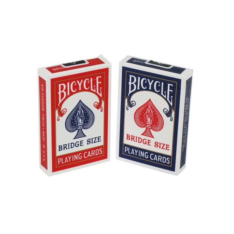 Jeu de 54 cartes - Bicycle - Rider Back - Rouge et Bleu - Petits jeux de  cartes